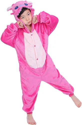 Vista 3 de Pijama de disfraz de animal para niños, disfraz de Halloween