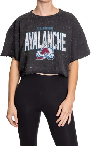 Vista 14 de Calhoun NHL Surf & Skate Camiseta de mujer de corte amplio con hombros caídos y lavado ácido
