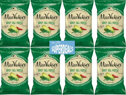 Vista 17 de Papas Fritas Cocidas en Caldero de Miss Vickie's Paquete de Valor Empaquetado por SUPERDEALS Bolsa de 1.375 Oz Paquete de Variedad Supremo de 5