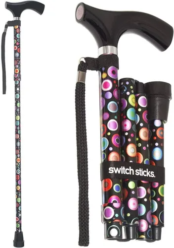 Vista 2 de Bastón plegable para caminar Switch Sticks para mujeres y hombres