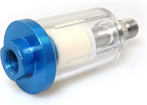 Vista 5 de RLECS Separador de aceite de agua, filtro de aire, trampa de humedad con conector de estilo europeo para compresor, pistola de pintura en aerosol