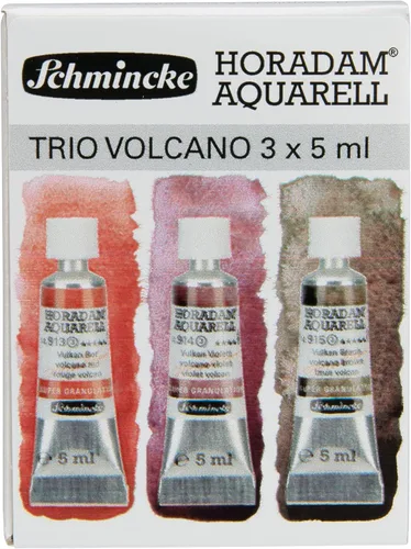Vista 12 de Schmincke - HORADAM® AQUARELL, surtido completo de 40 medios recipientes de acuarelas de granulación súper fuerte, 74 440 097, caja de metal