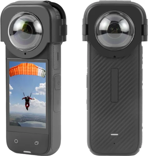 Vista 9 de PULUZ Cubierta protectora de lente para Insta360 X4, protector de lente