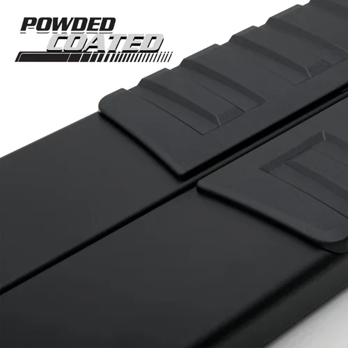 Vista 6 de M-Auto Estribos laterales de 6 pulgadas compatibles con Chevy Silverado GMC Sierra 1500 2500HD 3500HD 2019-2025, cabina extendida, barras Nerf