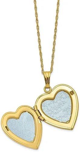 Vista 4 de ICE CARATS Collar de cadena de oro de 10 quilates y 12 quilates y 14 quilates, colgante de medallón de colinas negras, joyería fina para mujer
