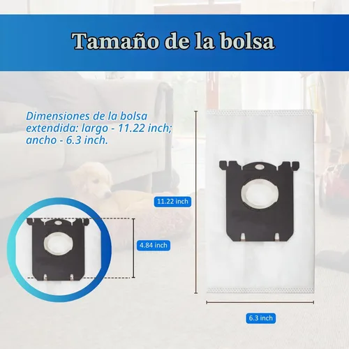 Vista 5 de Bolsas de vacío clásicas S-bag compatibles con Electrolux EL200F
