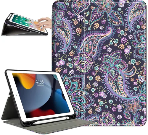 Vista 22 de Funda para iPad de 9ª generación, funda para iPad de 7ª generación, para iPad de 8ª generación, fundas de 10.2 pulgadas, a prueba de golpes