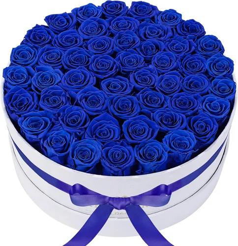 Vista 19 de Perfectione Roses 27 Rosas en una Caja, Rosa del Día de la Madre, Flores Preservadas para Ella, Flores para Entrega, Regalos de Cumpleaños