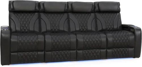 Vista 78 de Seatcraft Luminis LT - Asiento de cine en casa, reclinable, color rojo
