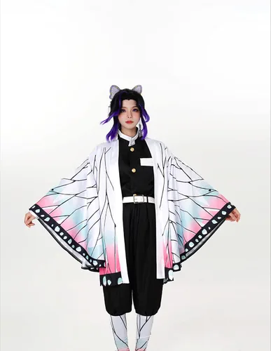 Vista 4 de colarm Shinobu Costume, Cosplay Suit, Shinobu Cosplay Uniform for Girls Kids Women, for for Halloween, Theme Party