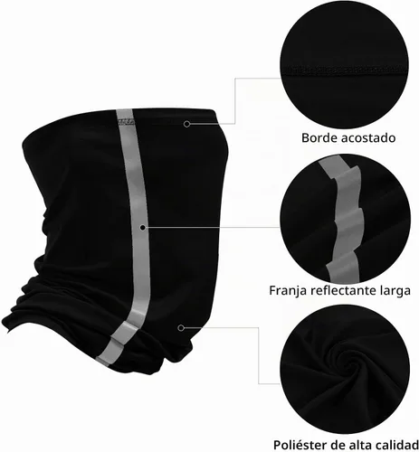 Vista 2 de TCCFCCT Protector Solar de Ala Completa con Malla para el Cuello, Visera Solar de Alta Visibilidad con Protección para el Cuello y Bandana Diadema