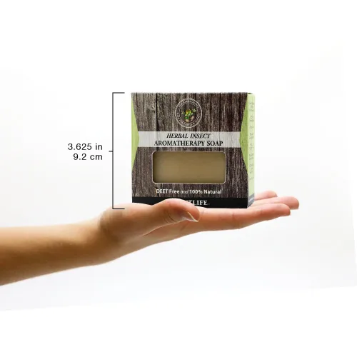 Vista 6 de Plantlife Jabón de aromaterapia de insectos herbales 113g - 4 oz Cold-processed, Castile, moisturizing, natural glycerin, no synthetic fragrance