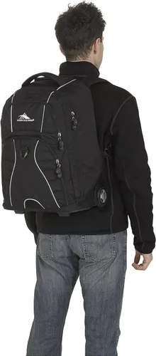 Vista 5 de High Sierra Freewheel Mochila con ruedas para laptop, Negro, Tamaño único