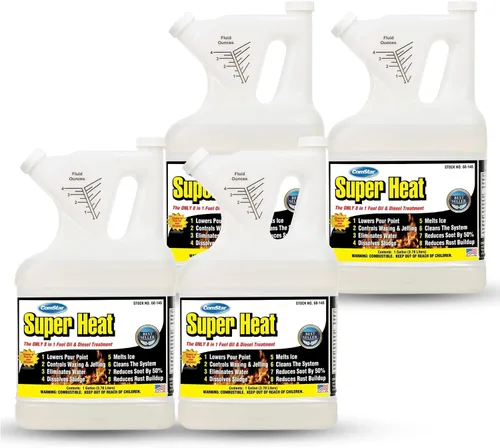 Vista 12 de Super Heat 8-in-1 60-130 de Comstar, tratamiento de aceite y combustible, 16 oz