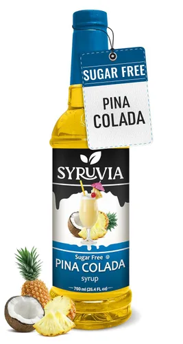Vista 67 de Jarabe de café sin azúcar Syruvia, jarabe con sabor a caramelo para bebidas, lattes y postres – 25.4 fl oz
