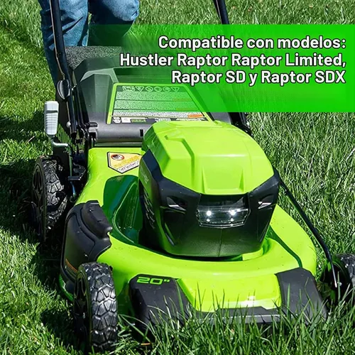 Vista 8 de 603907 607400 Correa de transmisión de bomba para cortacésped Hustler Raptor SD SDX Limited Zero Giro, correa dentada de aramida resistente, correa