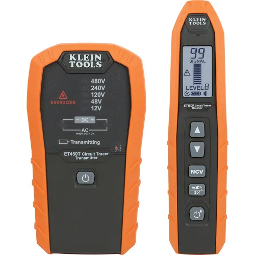 Vista 7 de Klein Tools ET450 - Kit avanzado de buscador de disyuntores subterráneos y trazador de cables para interruptores energizados y no energizados