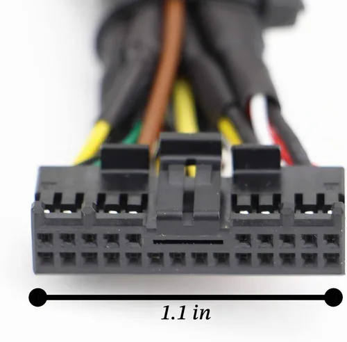 Vista 3 de Xtenzi Arnés de montaje de cable RCA para automóvil compatible con Pioneer AVIC AVH CDP1803 - XT91909