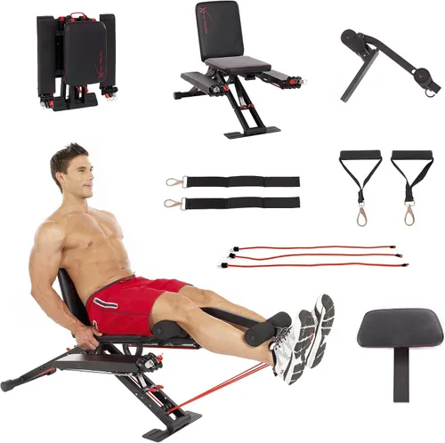 Vista 10 de TOTAL FLEX Diseño Compacto, Gimnasio en Casa, Ejercicios Versátiles, Equipo de Entrenamiento, Equipo de Fitness