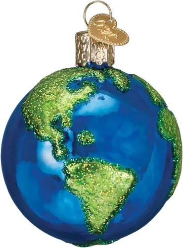 Vista 9 de Old World Christmas You are My Sunshine - Adorno de cristal soplado para árbol de Navidad, decoración navideña hecha a mano, colección de refranes