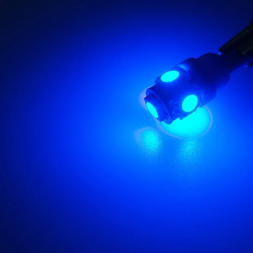 Vista 9 de T10 194 168 Dash Instrument Ultra Blue Bombillas LED Bright Panel Gauge Cluster Dashboard Bombillas LED 10pcs/Set