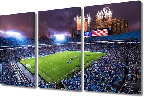 Vista 83 de Lincoln - Lienzo decorativo para pared, diseño de campo financiero de Filadelfia, paisaje de estadio de fútbol de Filadelfia, decoración de pared