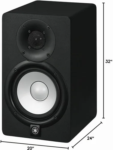 Vista 3 de Yamaha HS5, monitor de estudio con alimentación, par
