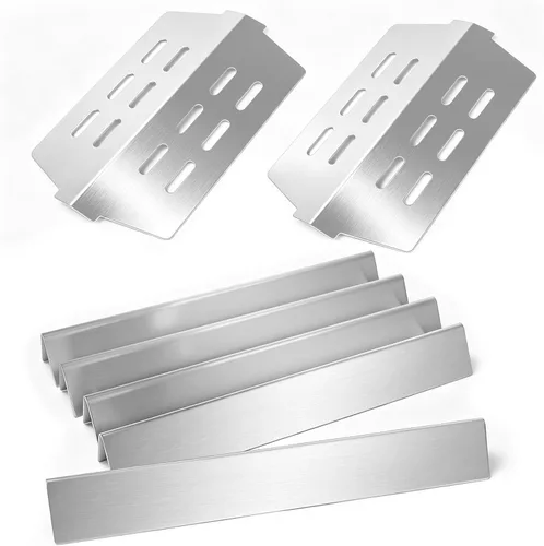 Vista 13 de Piezas de parrilla para Weber Genesis 300 (control frontal, 2007-2016) Genesis E310 S310 E/S320 E/S330 17.5 "Barras aromatizantes 7620 7622