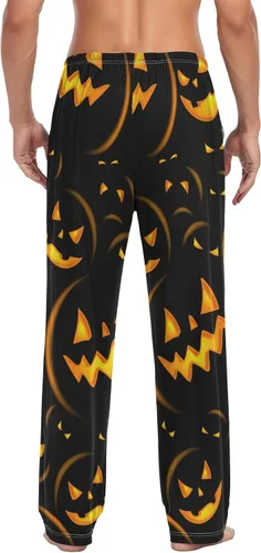 Vista 2 de Halloween Christmas Pajama Pants Mens Lounge Pants Super Soft Men Pajama Bottoms with Drawstring Pockets