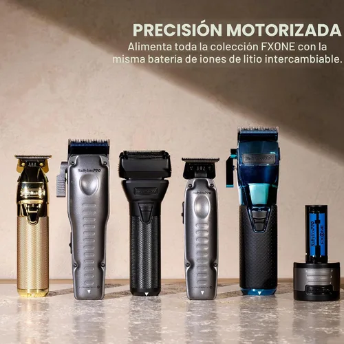 Vista 7 de BaBylissPRO FXONE LO-PROFX - Cortapelos inalámbricos profesionales para hombres con batería intercambiable