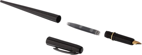 Vista 2 de Pluma estilográfica PLATINUM, cuerpo negro (DPQ-700A#1)