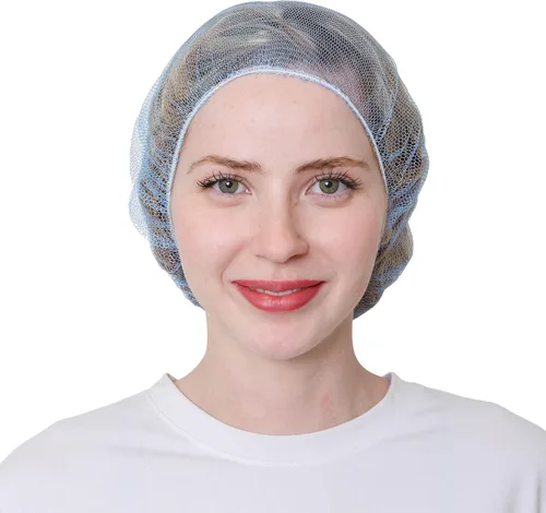 Vista 10 de Redes desechables de nylon de panal para el cabello Transpirables 1,000 unidades [NEGRO AZUL MARRÓN BLANCO 18” 21” 24” 28”]