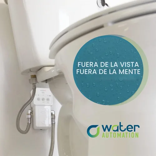 Vista 2 de Detector de fugas de inodoro de agua inteligente para el hogar y válvula de apagado automático, herramienta de apagado de alarma con sensor de agua