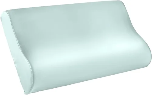 Vista 12 de THXSILK 19 Momme 1 funda de almohada de seda de morera 100% natural para contorno cervical, funda de almohada de látex cervical lavable