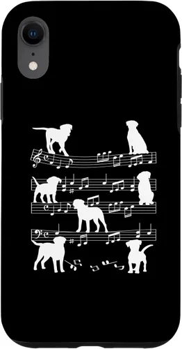 Vista 25 de Musician Dog Playing On Musical Notes Music Lover Piano Case for iPhone 16