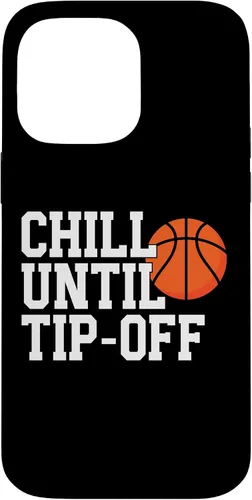 Vista 21 de Basketball Game Day, Chill Until Tip Off, Mom, Dad, Fan Case for iPhone XR