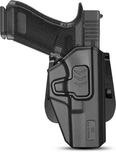 Vista 10 de GUN & FLOWER OWB Holster - Select Your Fit for: Glock 17/19/19X/31/32 (Gen 1-6) & G22/23 (Gen 1-4), Ruger RXM, PSA Dagger Compact - Optics Ready