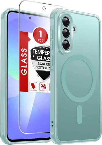 Vista 238 de LeYi Funda para teléfono Samsung-S23: protector de pantalla e imán MagSafe Púrpura