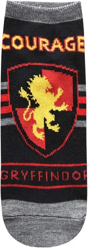 Vista 3 de Harry Potter Gryffindor - Calcetines de tobillo para mujer 5 unidades talla 4-10
