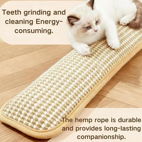 Vista 2 de Catnip Kicker Pillow, Interactive Catnip Chew Toy, Catnips Pillow, Soft Sisal, Scratch and Bite Resistant for Teething Play & Stress Relief (L)
