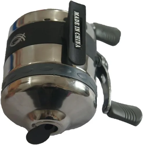 Vista 2 de Carrete de pesca JIEXI HWYP 40S Catapult de aluminio con arco de pesca, paquete de 1