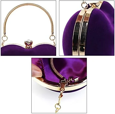 Vista 7 de Sun Kea Bolso de mano con forma de corazón para mujer, bolso de mano elegante, bolso de hombro