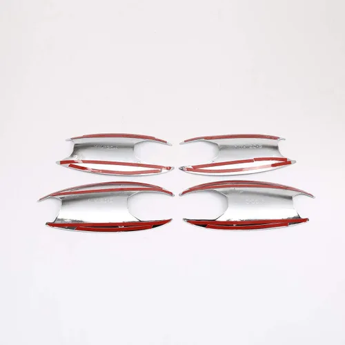 Vista 7 de YIWANG Manija de puerta cromada Insertos Copa ajuste para BMW Serie 5 G30 6 Serie GT 2017-2020 Accesorios
