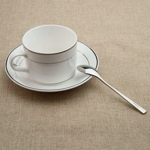 Vista 5 de IMEEA Cucharas de café expreso de 4.5 pulgadas SUS304 de acero inoxidable para café expreso y postres pequeños, juego de 6