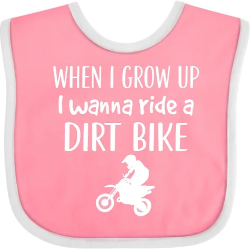 Vista 22 de inktastic Babero para bebé de motocross Future Dirt Biker