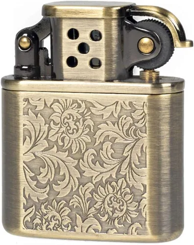 Vista 3 de Brazo de elevación de estilo antiguo de metal de queroseno de metal resistente al viento para colección regalo decorativo (flores)