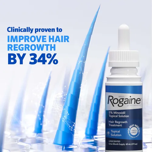 Vista 11 de Solución Rogaine para hombres, suministro de un mes