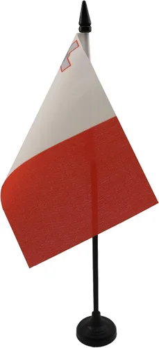Vista 116 de AZ FLAG Aland Table Flag 4x6 in 100D Polyester Plastic Base Indoor use Finnish 15x10 cm desk flag stitched finish with reinforced edges with