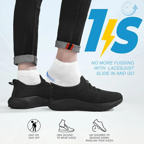 Vista 2 de Non Slip Work Shoes for Women Slip Resistant Work Shoes for Womens Slip On Waterproof Sneakers Water Resistant Zapatos Trabajo Kitchen Chef Shoe