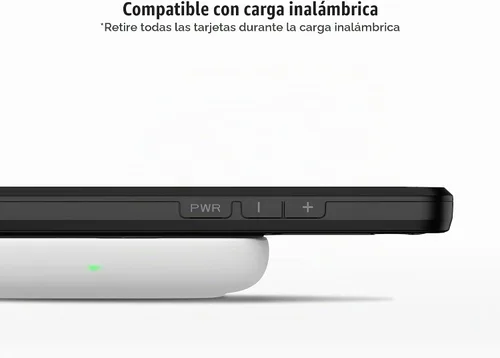 Vista 6 de Nvollnoe Funda para Samsung Galaxy S22 con tarjetero negro